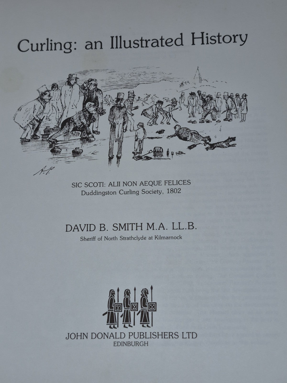 Curling an Illustrated History (1981) David B Smith4