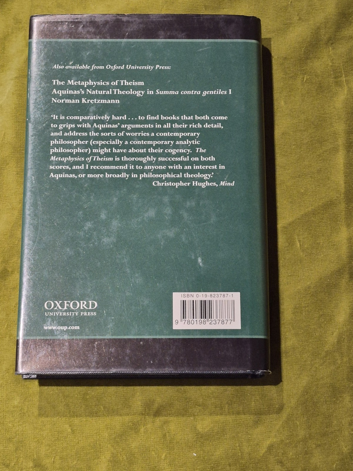 Norman Kretzmann  The Metaphysics of Creation: Aquinas's Natural Theology HB/DJ1
