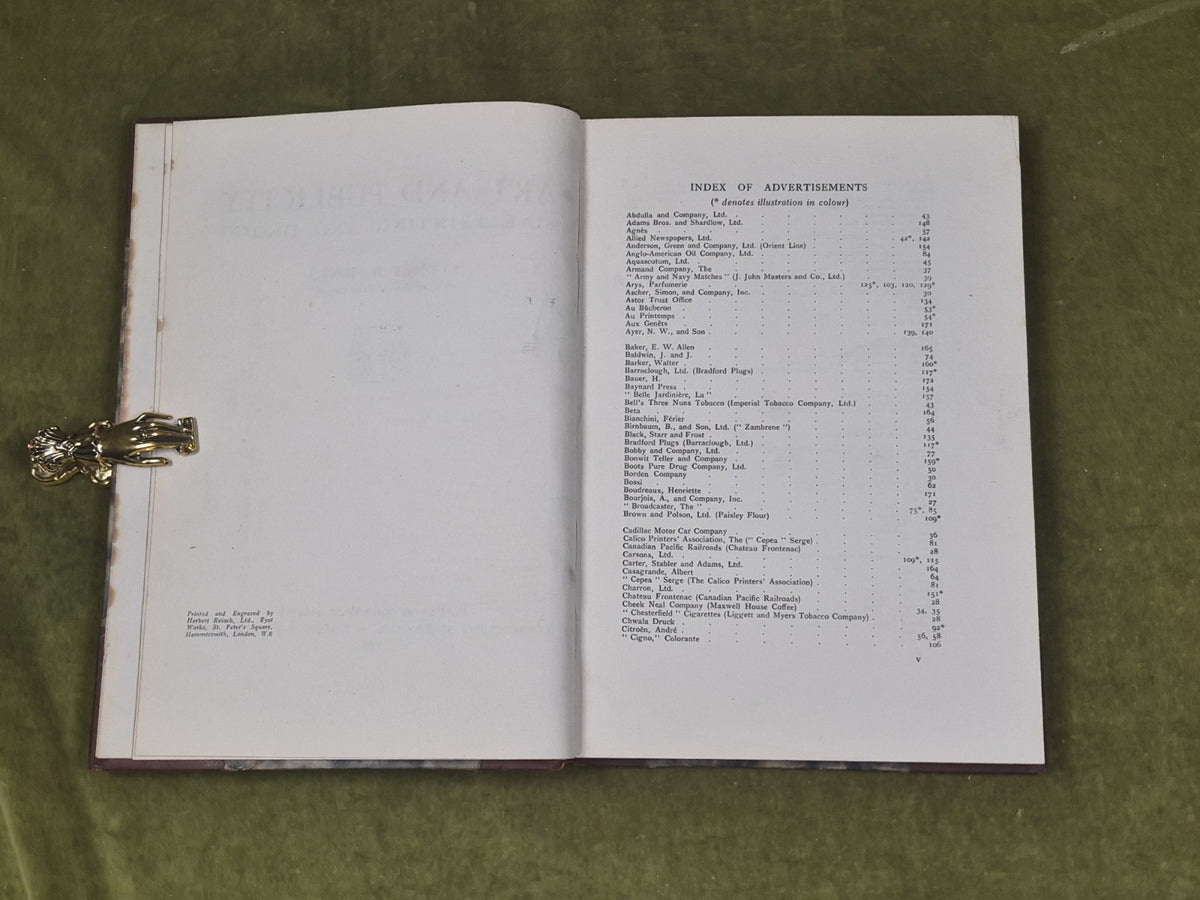 ART AND PUBLICITY Fine Printing and Design Sydney R Jones 1925 The Studio 1st5