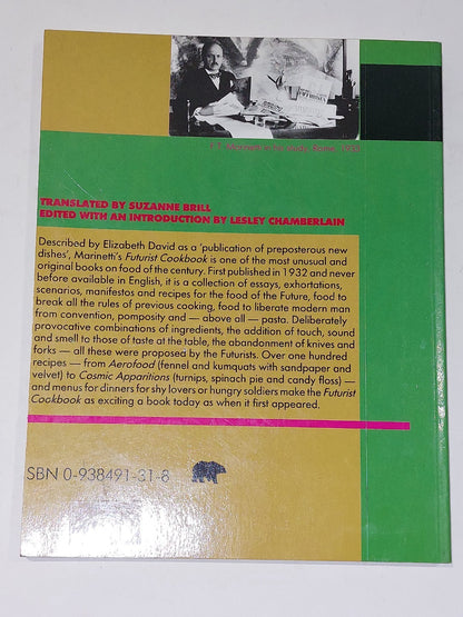 Futurist Cookbook La Cuchina Futurista by Marinetti (1989)1
