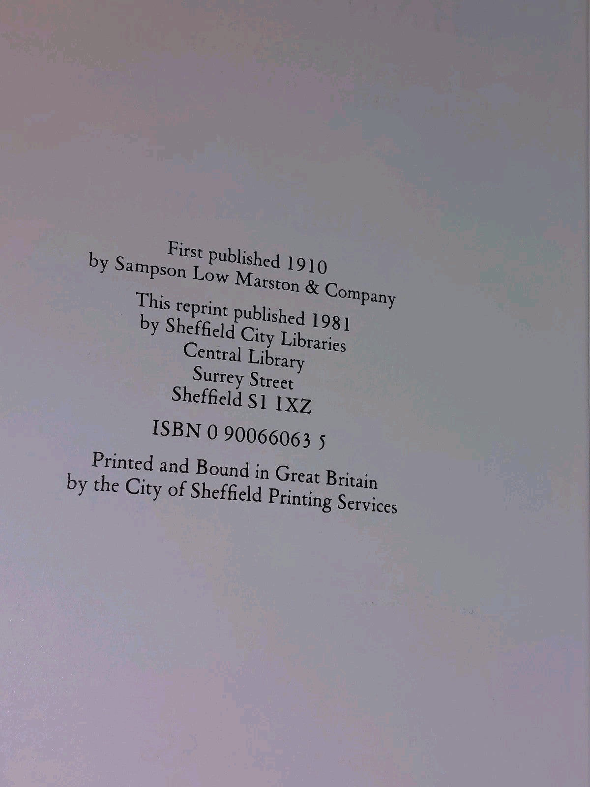 Chantrey Land By Harold Armitage Limited Edition 850/1000 [Sheffield City] Hb 5