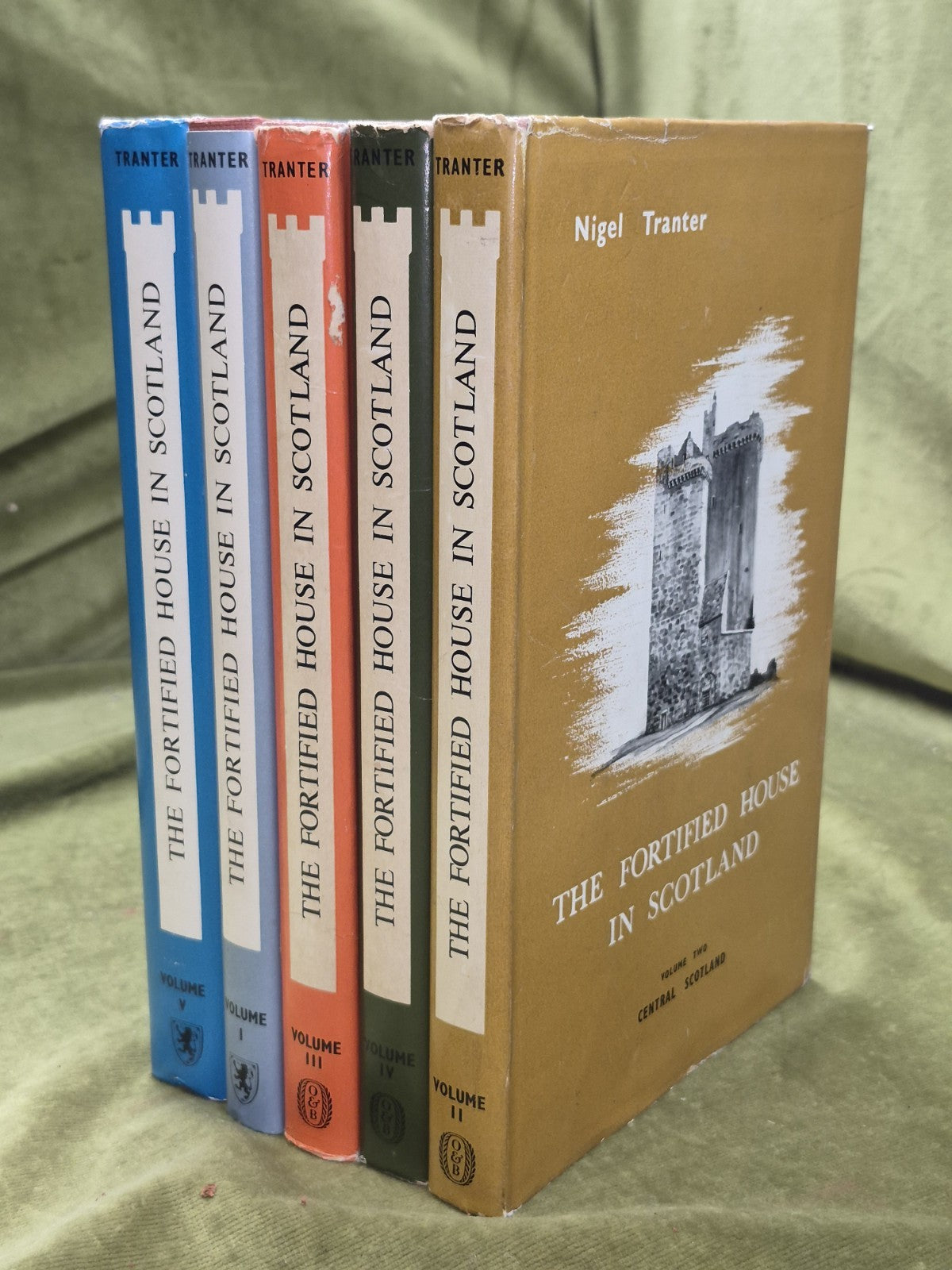 The Fortified House in Scotland Nigel Tranter First Editions + Facsimile HB DJ0