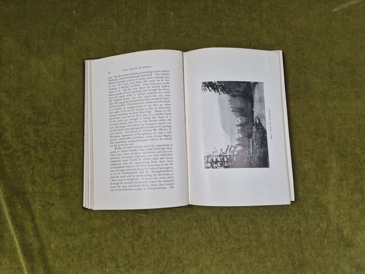 New Ground In Norway - E J Goodman , Paul Lange , 1896 George Newnes ed.6