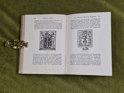 Printers Marks A Chapter in the History of Typography - William Roberts 1893 1st7