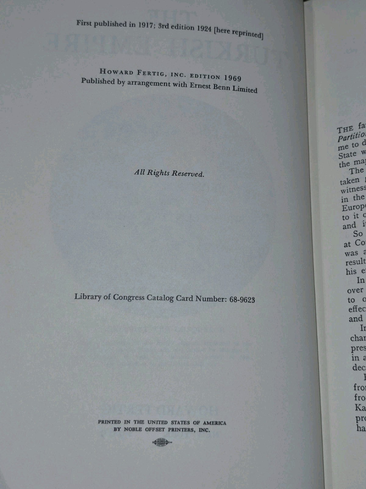 The Turkish Empire from 1288 to 1914 (pub. 1969) Lord Eversley6