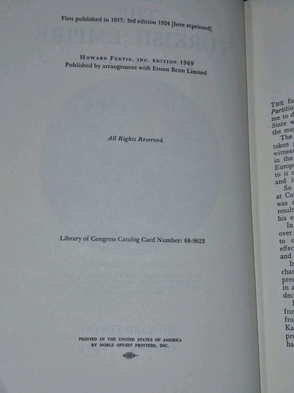 The Turkish Empire from 1288 to 1914 (pub. 1969) Lord Eversley6