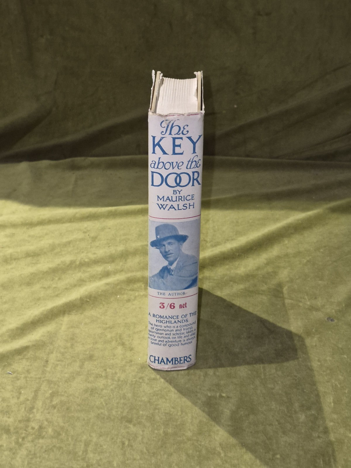 The Key Above the Door - Maurice Walsh , W & R Chambers 1930 17th Ed HB DJ2