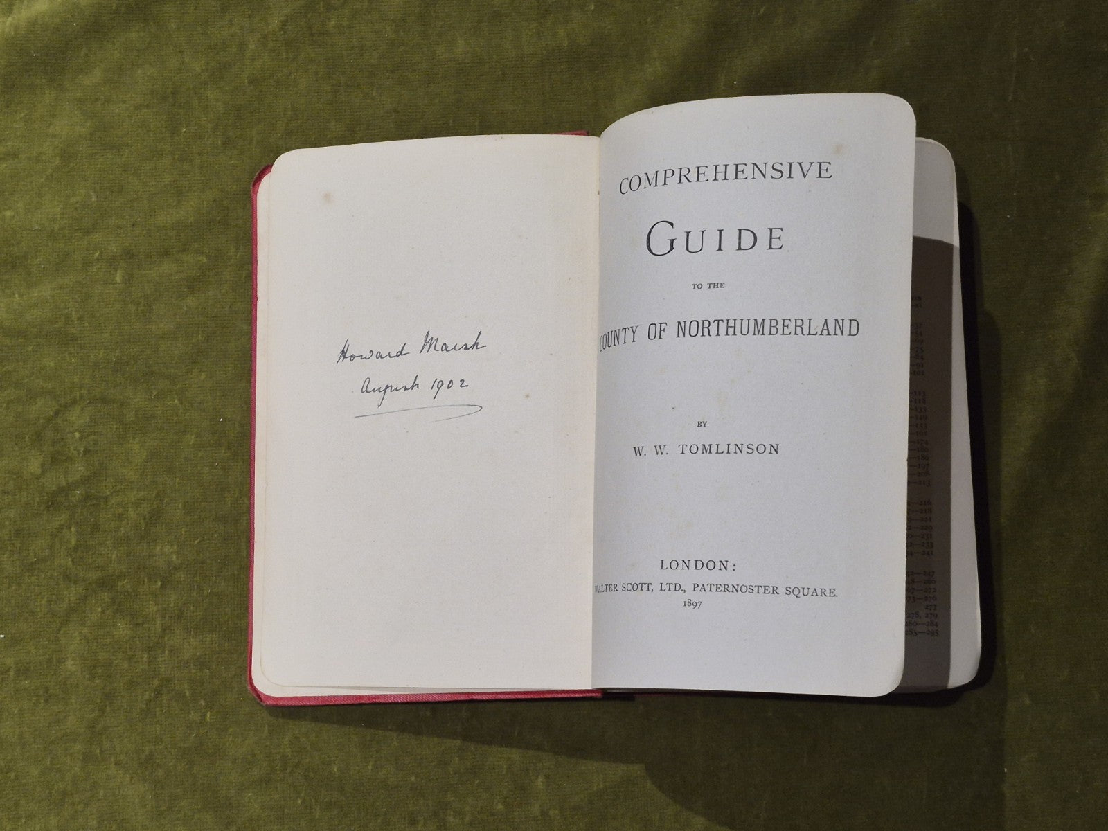 Comprehensive Guide To Northumberland - William Weaver Tomlinson 18973