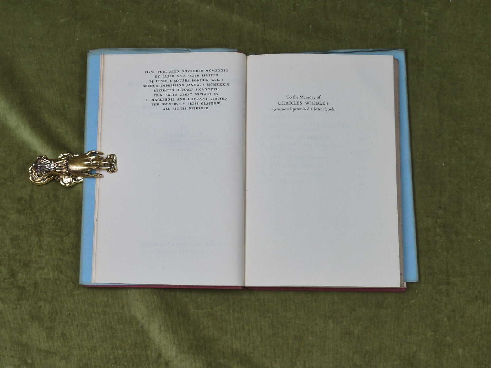 T S Eliot - The Use of Poetry & The Use of Criticism 1937 3rd Faber DJ HC5
