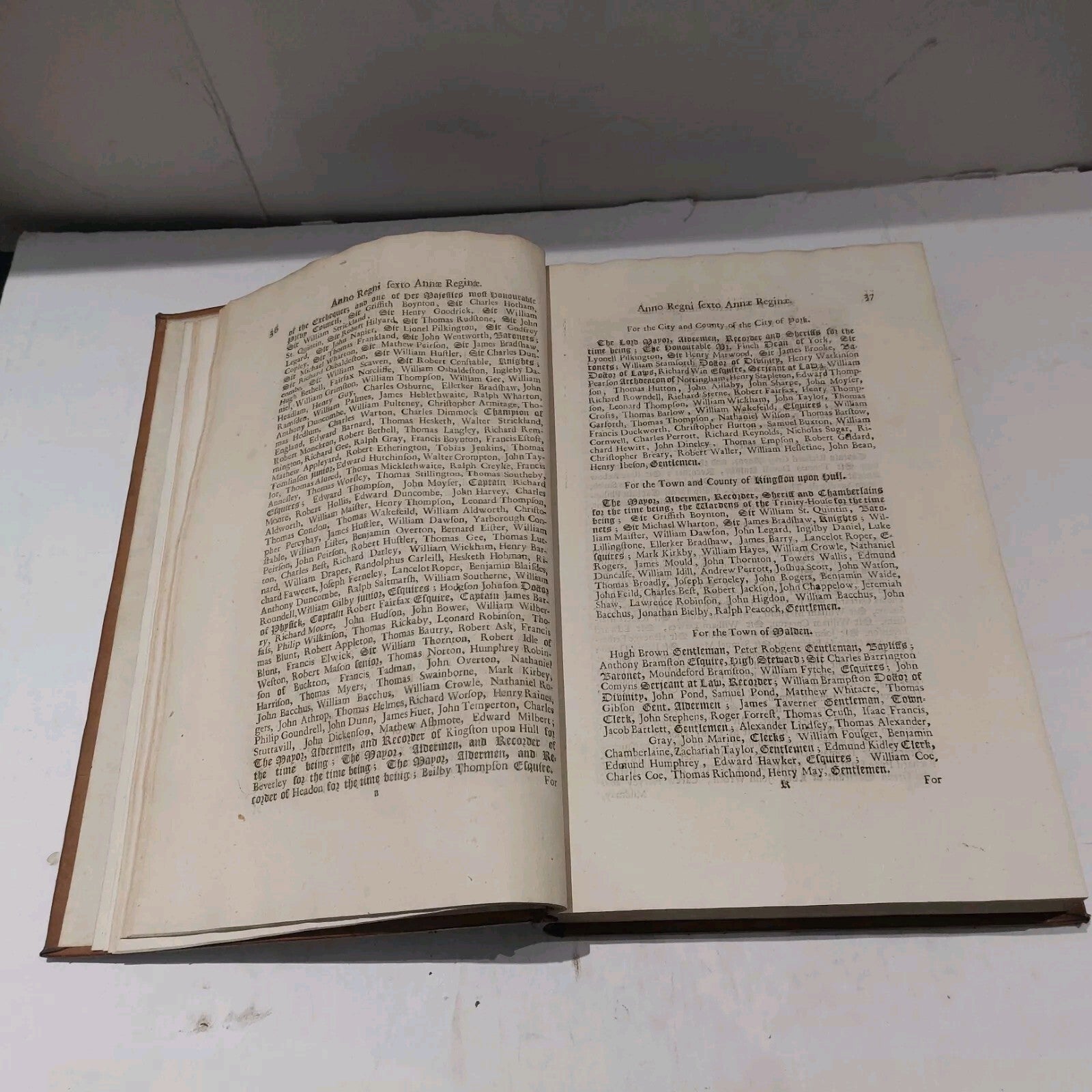 18th Century Anno Regni Annae Reginae (1707) Published & Printed By Charles Bill7