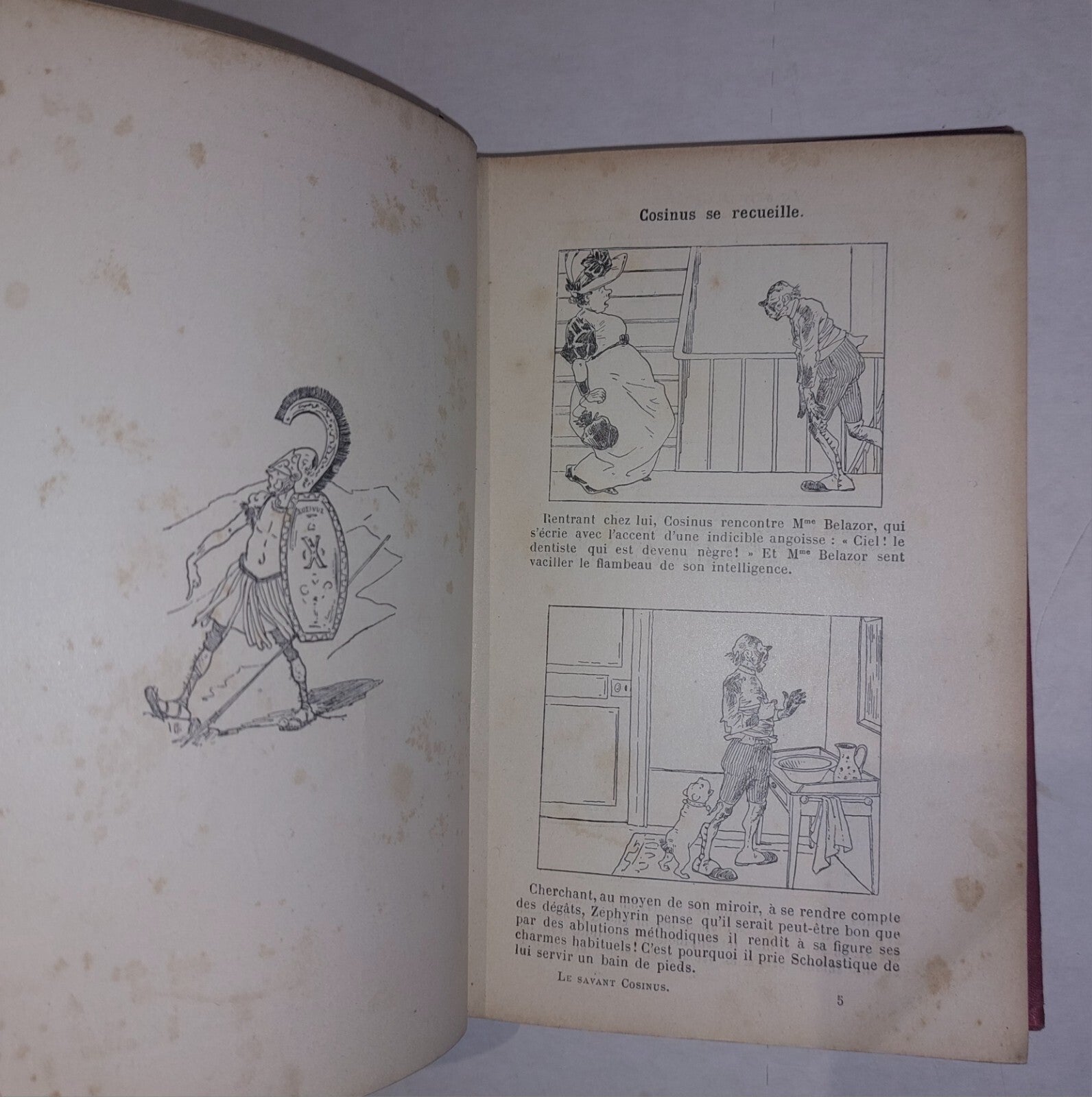 L'Idée fixe du savant: Cosinus. Christophe, Pierre Humble.  1909 Antique Comic.6