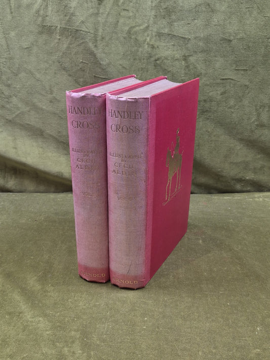 Handley Cross or Mr. Jorrocks's Hunt in 2 Vols - R S Surtrees , Edward Arnold0