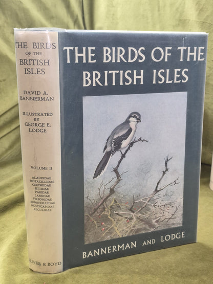 Bannerman The Birds of the British Isles Ornithology  12 Vols 1st Editions DJ15