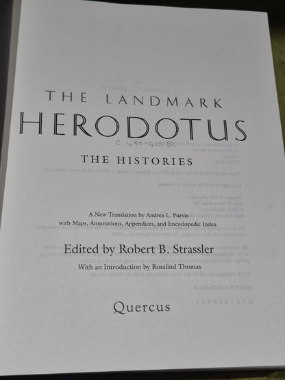 Landmark Herodotus : The Histories by Robert B. Strassler (2008 UK)6