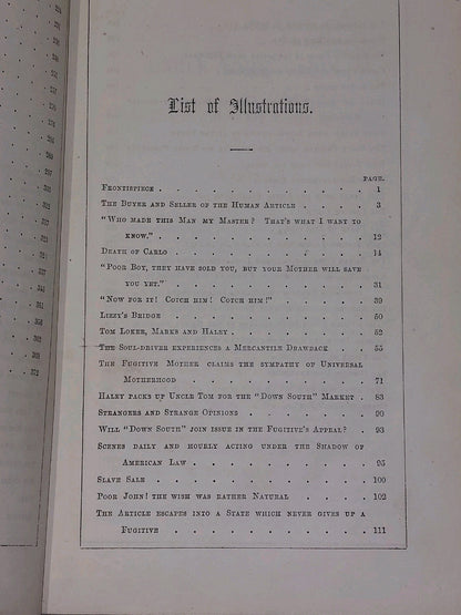 Uncle Toms Cabin (1852) Peoples Illustrated Edition. Rare Early Edition5