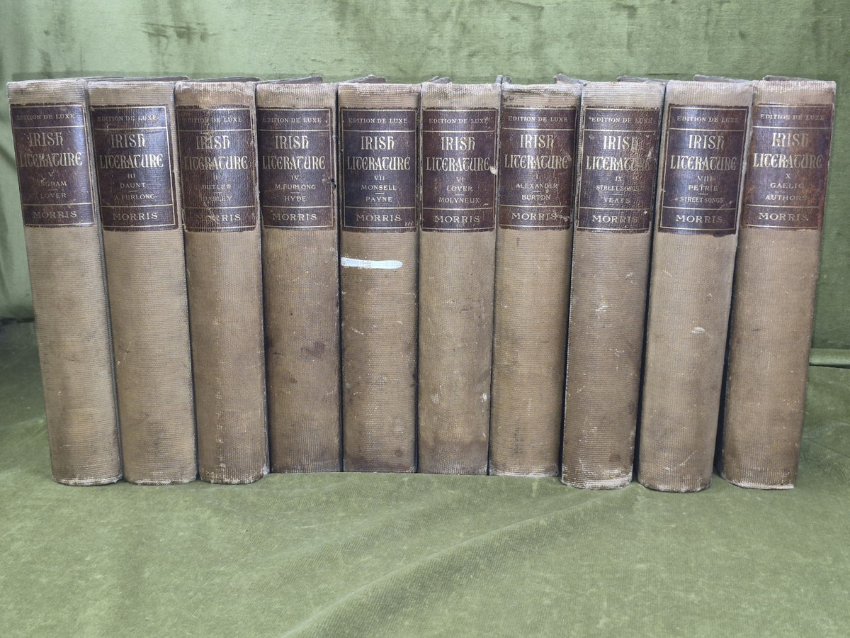Irish Literature Complete 10 Vols Justin McCarthy John D Morris Philadelphia 0