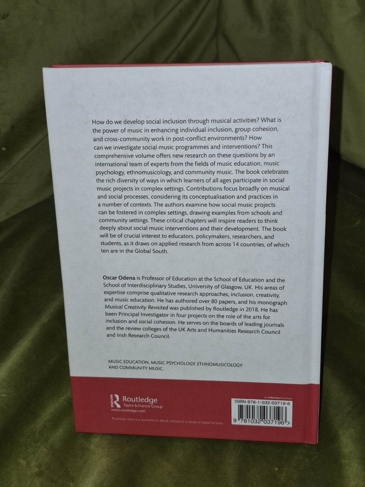 Music and Social Inclusion (2023 Hardback) Oscar Odena1