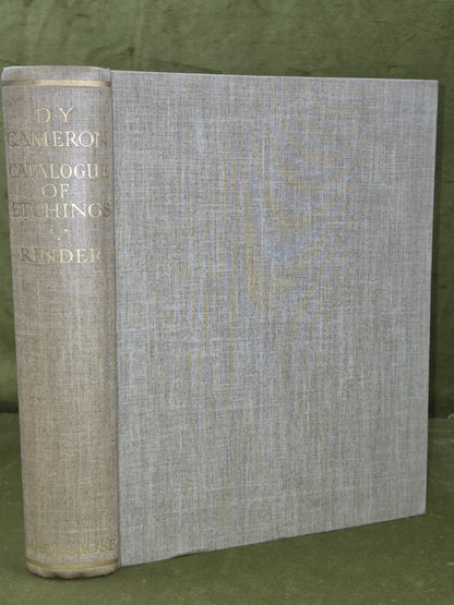 D Y Cameron An Illustrated Catalogue Frank Rinder 1913 Dustjacket3
