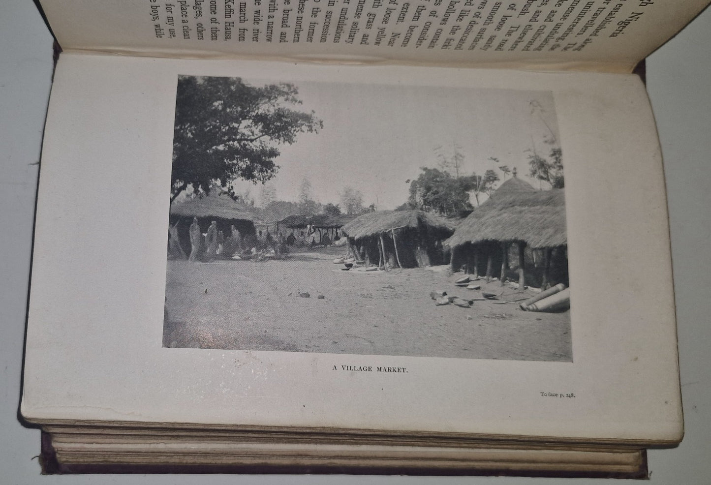 1911 On Horseback Through Nigeria  Folding Map 1st Edition Illustrated.11