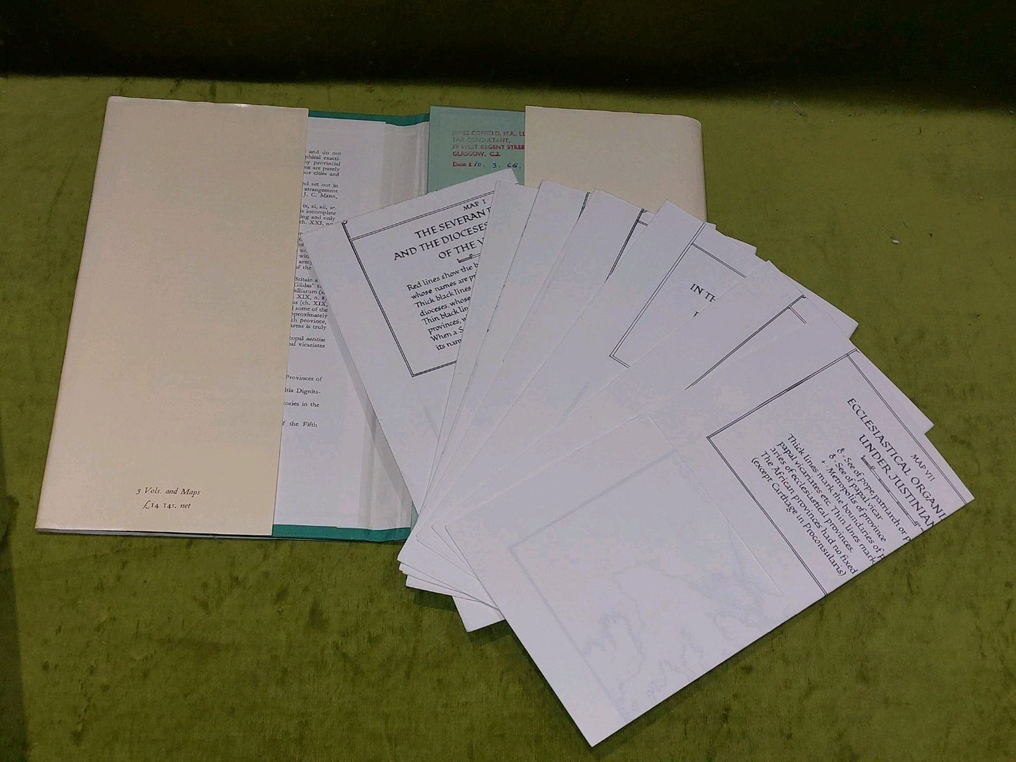 A H M Jones The Later Roman Empire 284602 THREE VOLUMES AND MAPS 1st Ed (1964)2