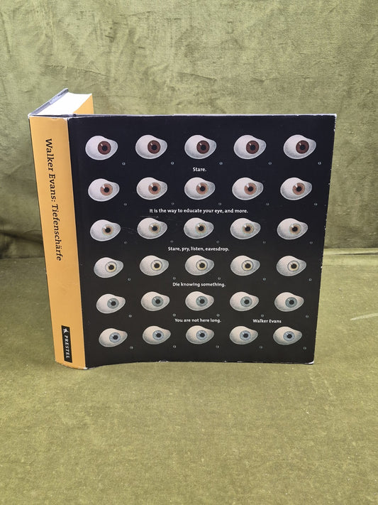  Walker Evans: Tiefenscharfe - Heraugegeben von John T. Hill and Heinz Liesbrock0