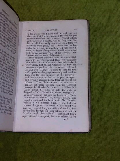 The Eventful History Of Mutiny Of The Bounty (1831) 1st Edition Hb Book10