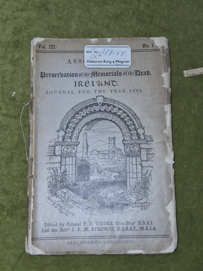 Ireland Preservation of the Memorials of the Dead Assorted Issues 1895-1911 19