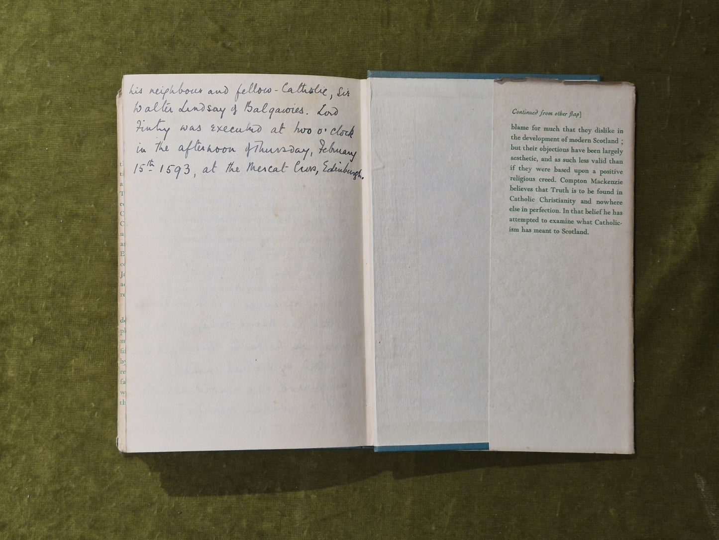 Catholicism and Scotland - Compton Mackenzie - Routledge 1936 HB DJ6