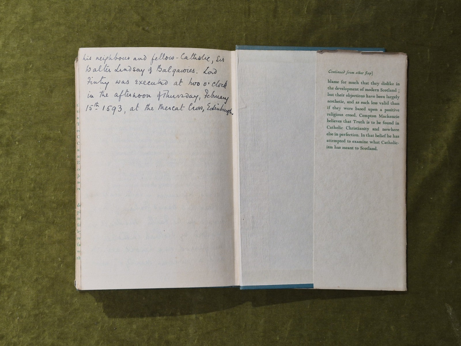 Catholicism and Scotland - Compton Mackenzie - Routledge 1936 HB DJ6