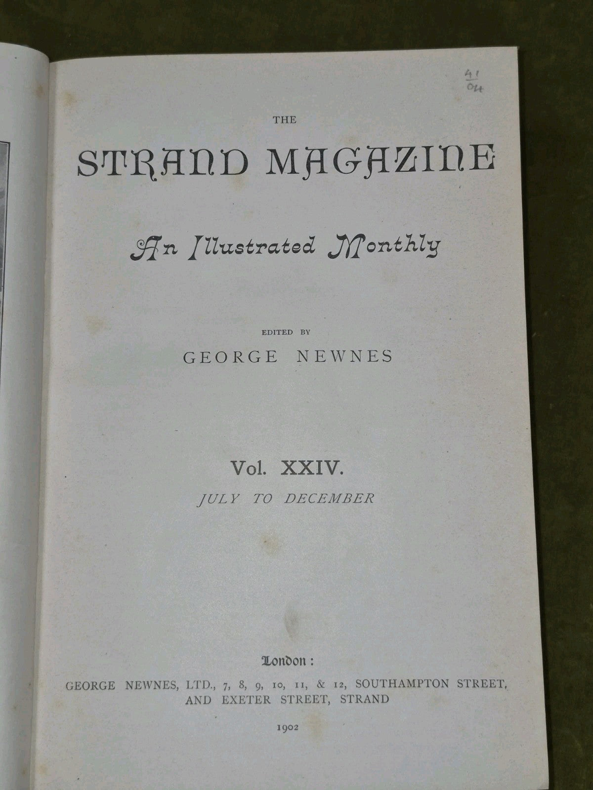 The Strand Magazine Vol XXIV July to December 1902 R. E. Forbester Bookplate5