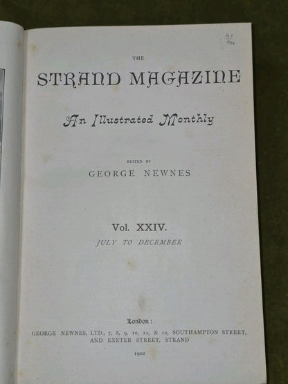 The Strand Magazine Vol XXIV July to December 1902 R. E. Forbester Bookplate5