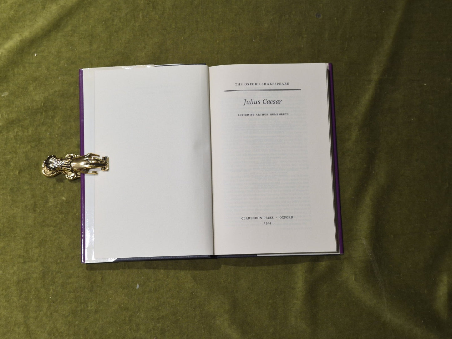 The Oxford Shakespeare - Julius Caesar - Ed. Arthur Humphreys VGC HB DJ5