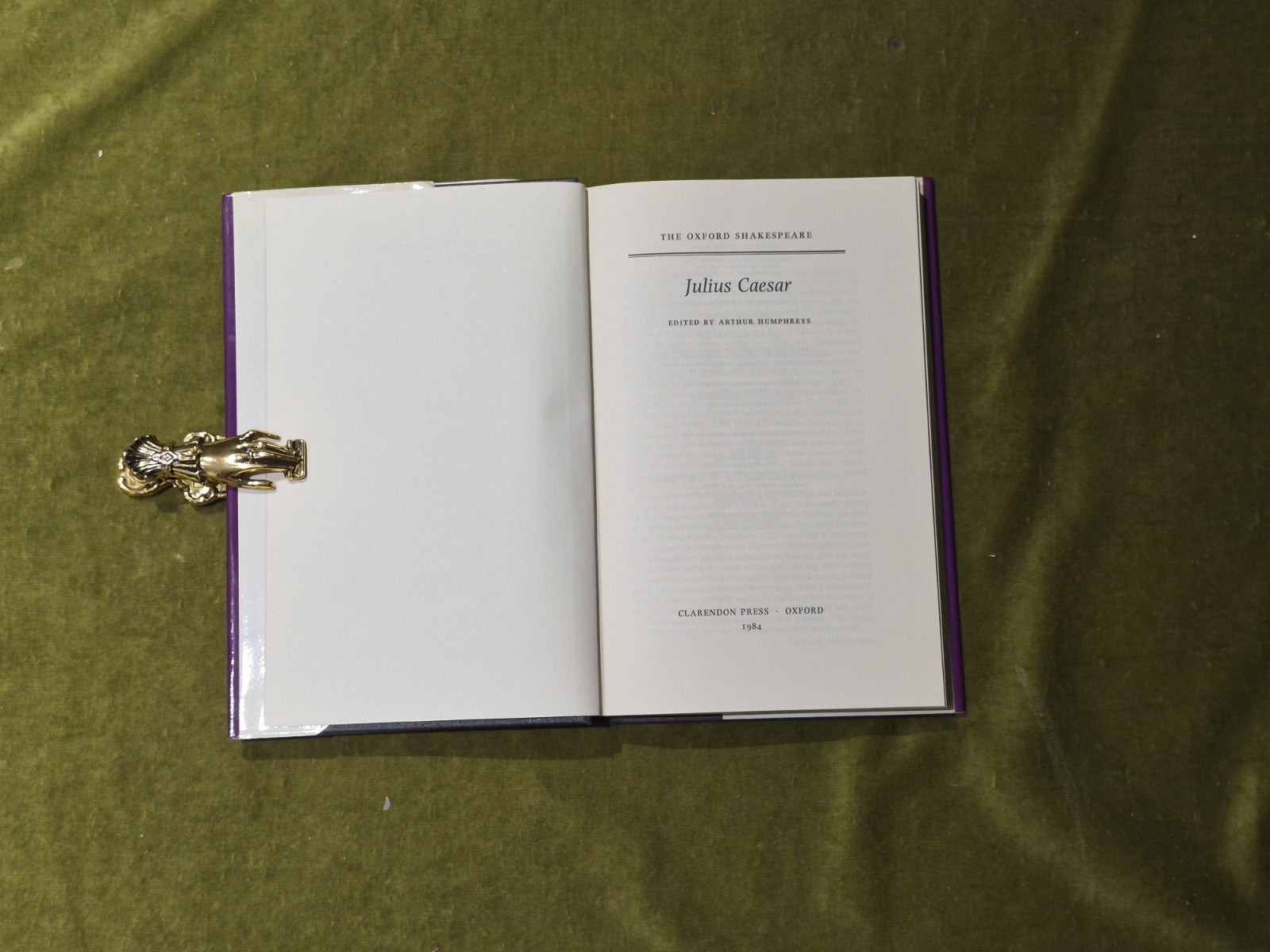 The Oxford Shakespeare - Julius Caesar - Ed. Arthur Humphreys VGC HB DJ5