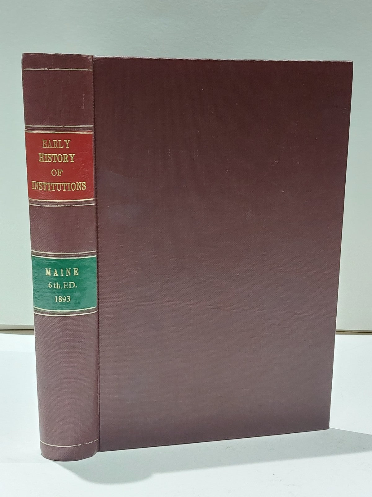 Lectures on the Early History of Institutions (1893) Henry Sumner Maine Hb Book0