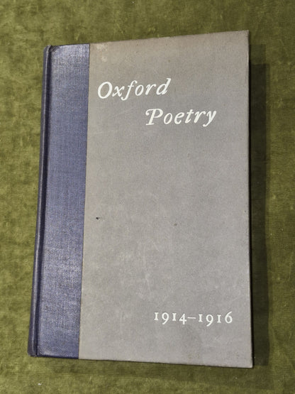 JRR Tolkien - Oxford Poetry 1914-1916 First Appearance of Goblin Feet 19174