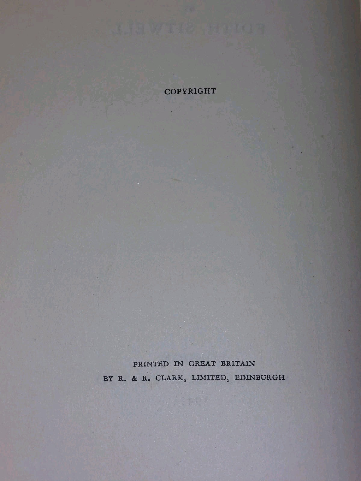 SITWELL, EDITH The Song of the Cold 1945 First Edition Hardcover5