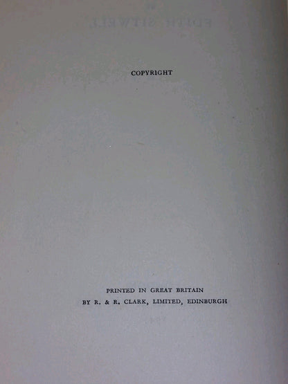 SITWELL, EDITH The Song of the Cold 1945 First Edition Hardcover5