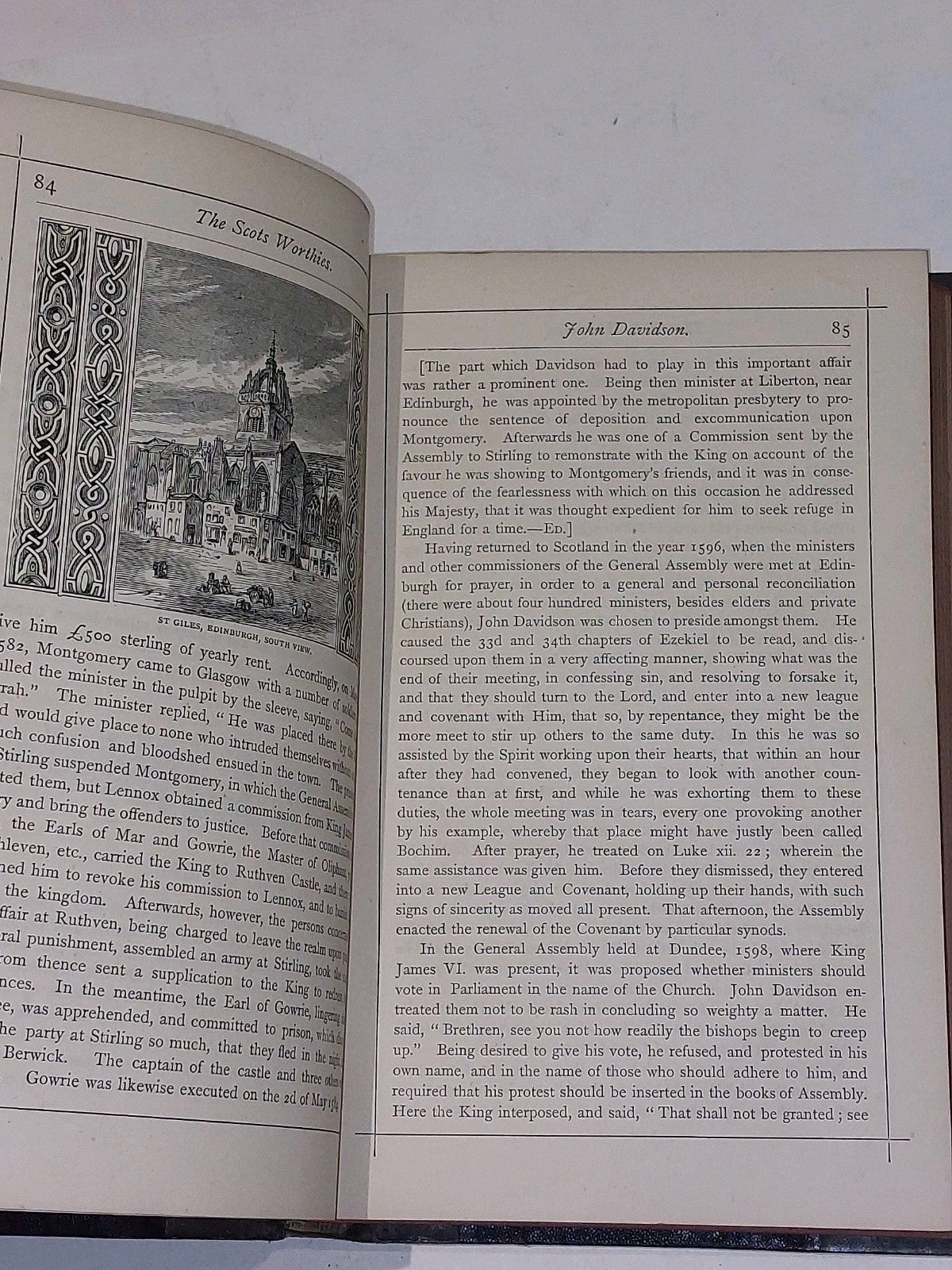 The Scots Worthies By John Howie (1870) [Johnstone, Hunter & Co] With Provenance6