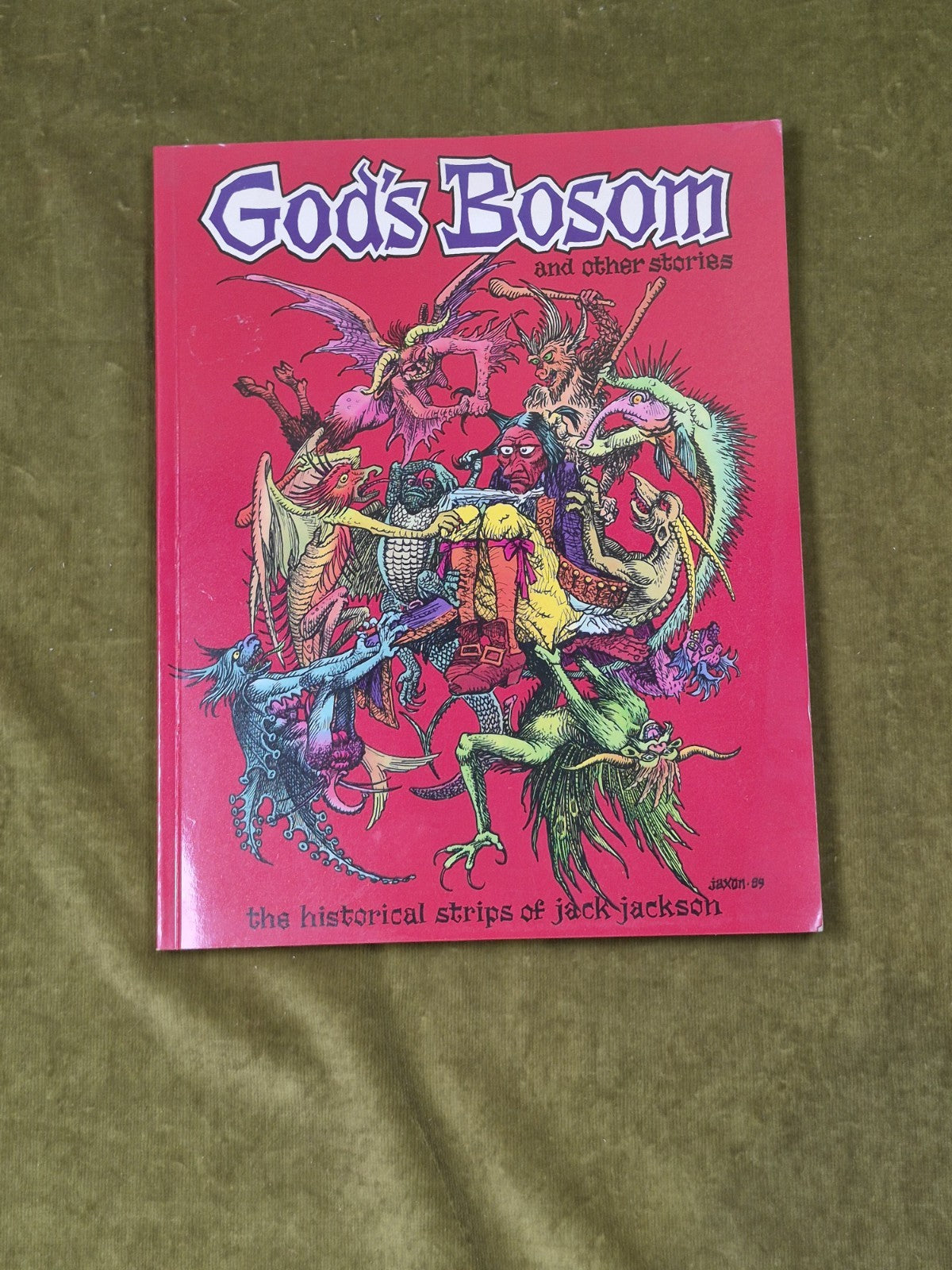 God's Bosom & Other Stories - Jack Jackson , Fantagraphics 1995 1st PB0