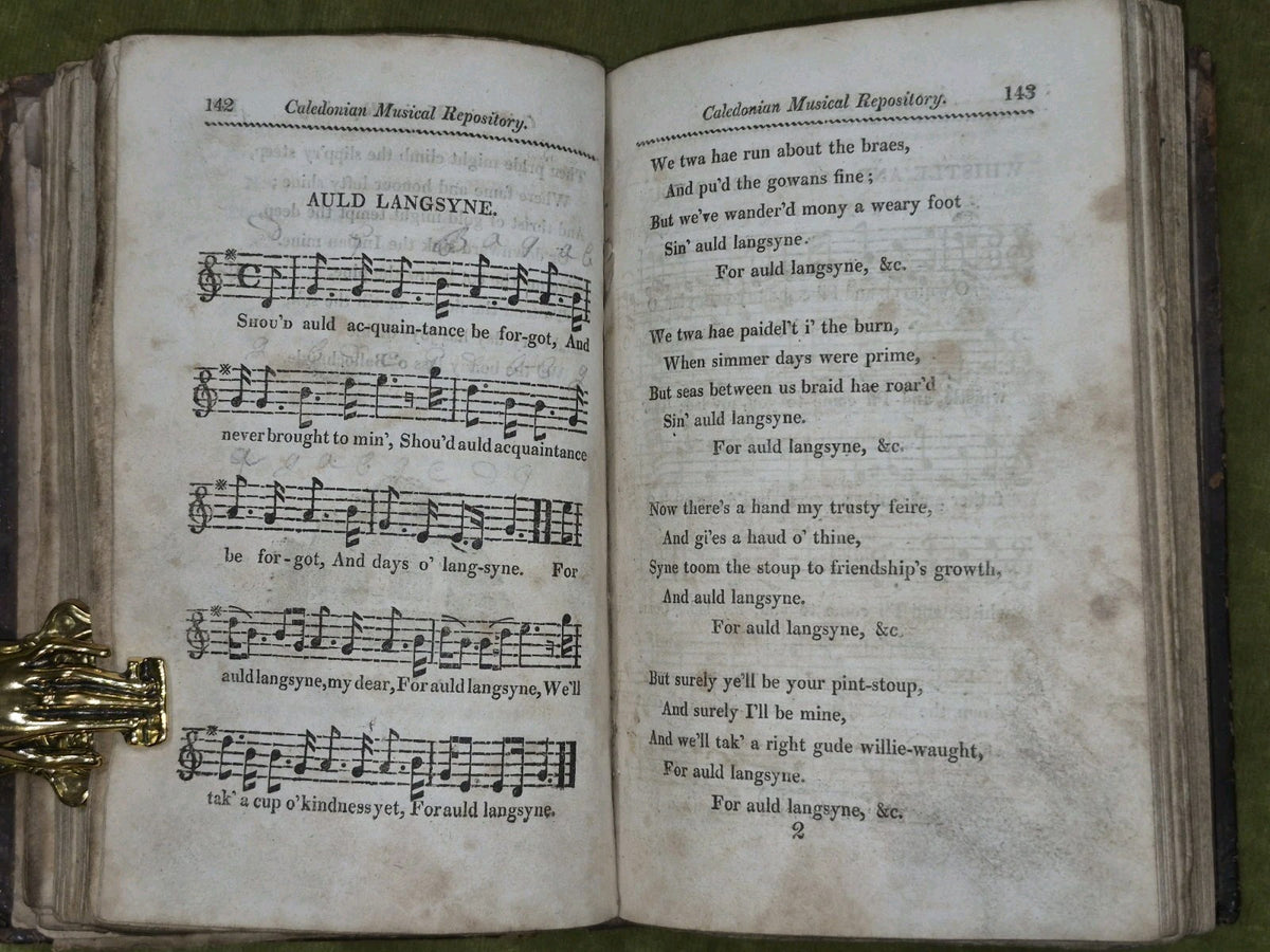 Caledonian Musical Repository 1811 Scottish Songs Voice Violin German Flute10