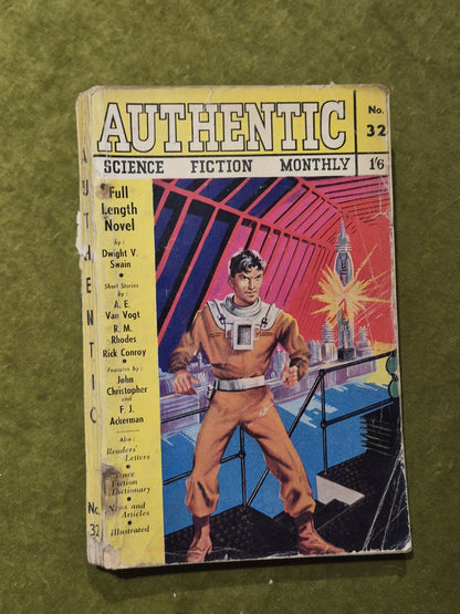 Authentic Science Fiction Monthly Hamilton 1950s Issues 29 and 32 to 50. Job Lot3