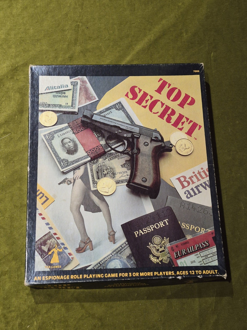 Top Secret TSR Espionage Role-Playing Game0