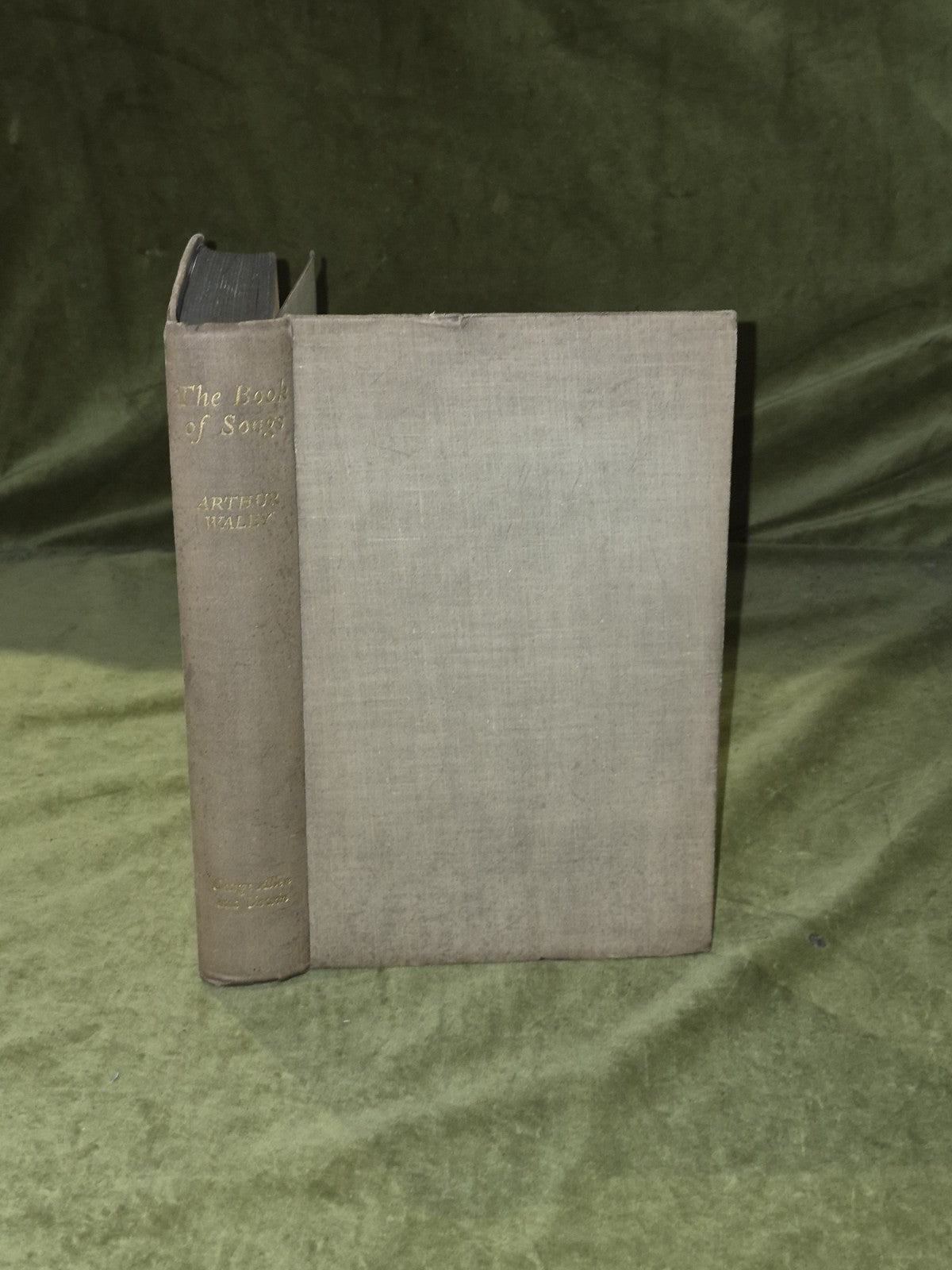 The Book of Songs translated from Chinese- Arthur Waley - Allen & Unwin 1937 1st0