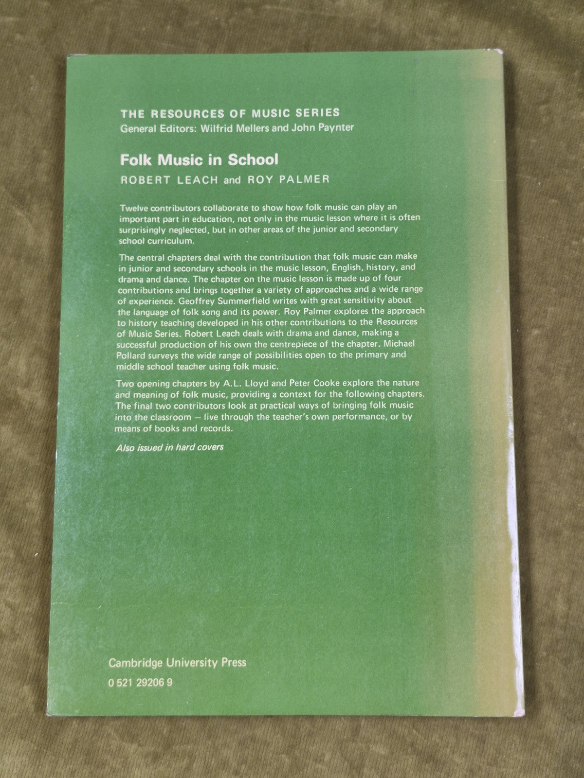 Folk Music in School by Roy Palmer (English) Paperback Book2