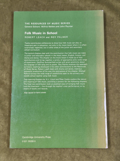 Folk Music in School by Roy Palmer (English) Paperback Book2