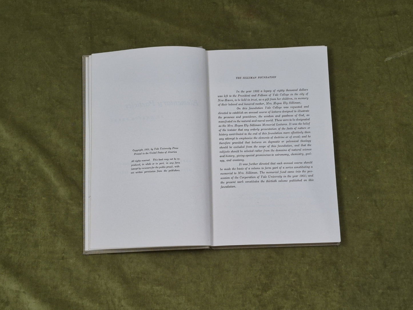 Elementary Particles by Enrico Fermi , Yale 1951 HB5