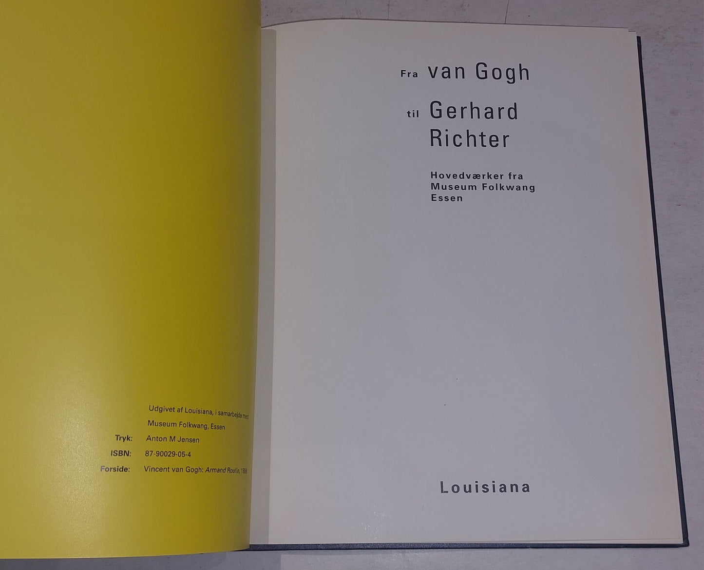 Fra van Gogh til Gerhard Richter. Hovedvaerker Fra Museum Folkwang Essen. Jensen2