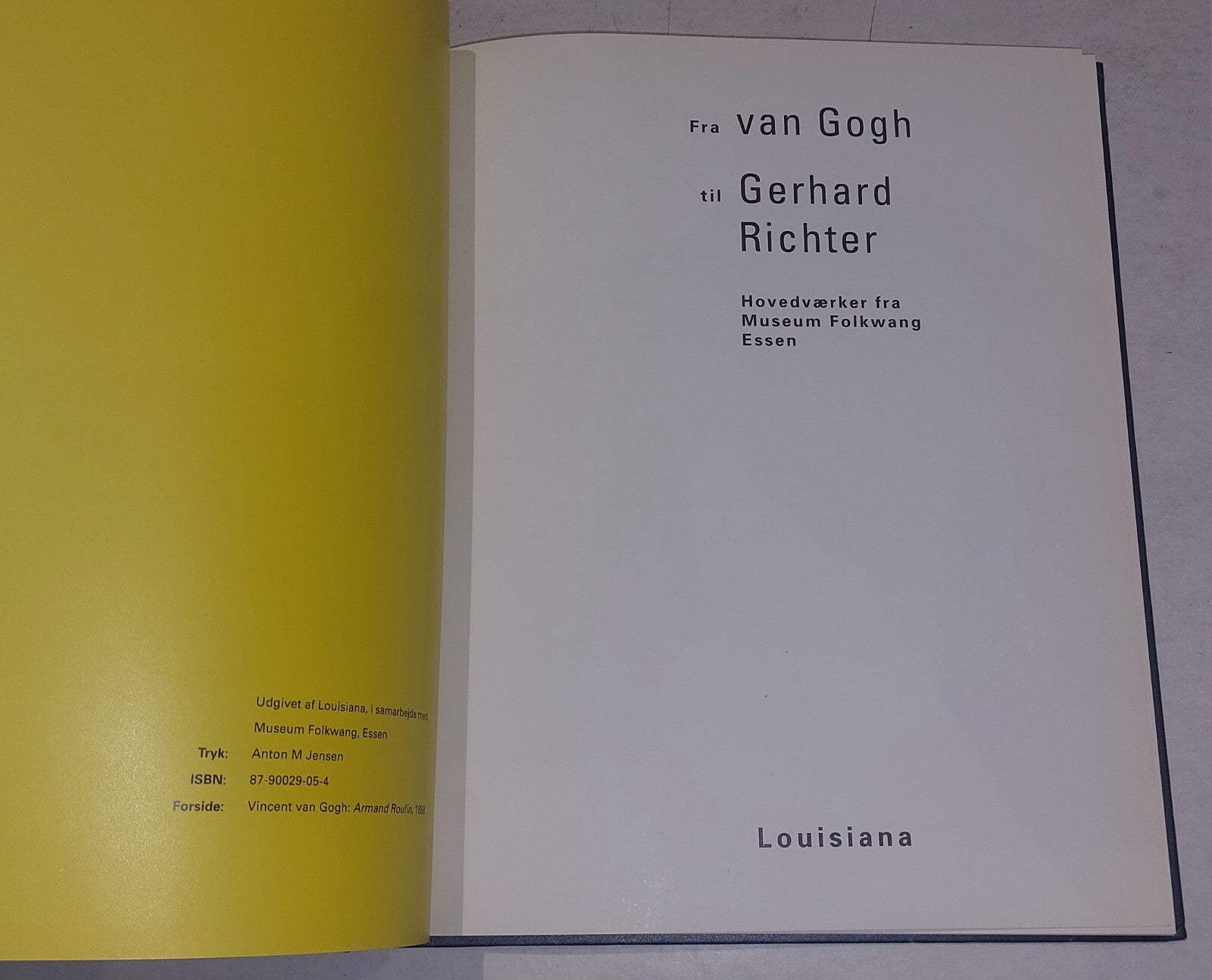 Fra van Gogh til Gerhard Richter. Hovedvaerker Fra Museum Folkwang Essen. Jensen2