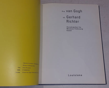 Fra van Gogh til Gerhard Richter. Hovedvaerker Fra Museum Folkwang Essen. Jensen2