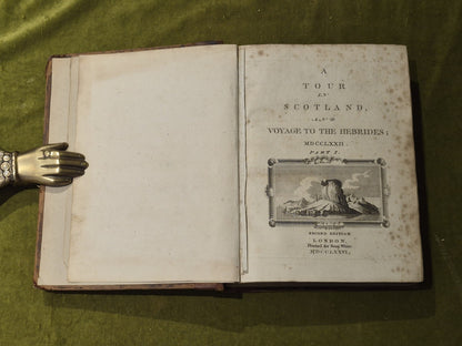 Thomas Pennant - A Voyage in Scotland + the Hebrides 3 vols 1776 with 1777 map12